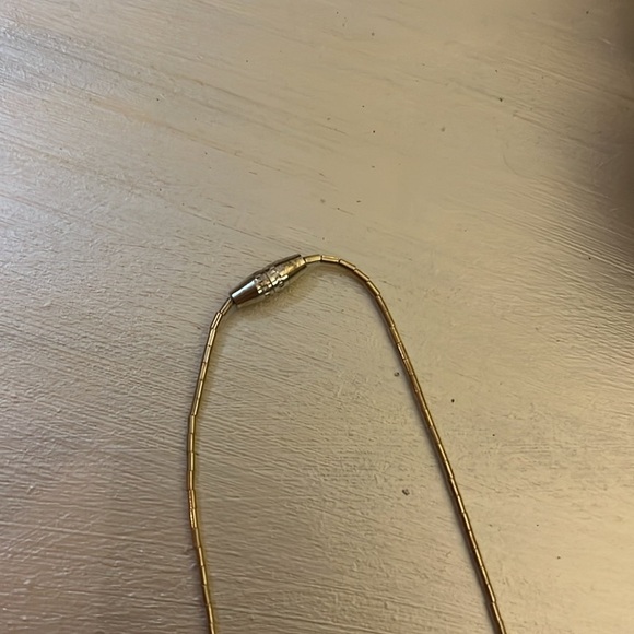 Opal Set Sterling Silver Marked 925 Pendant Beaded Bohemian Necklace - Picture 7 of 9